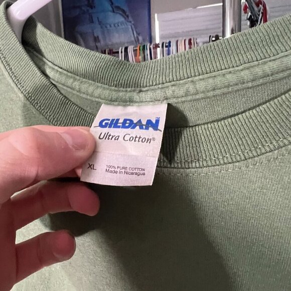 y2k Outta Site Hit Me With Your Best Shot Shirt Sleeve Graphic T-Shirt Men's XL - Picture 9 of 9